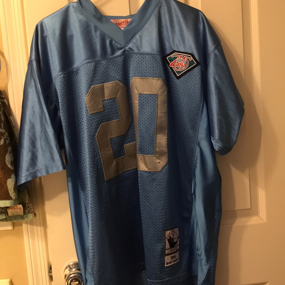 Barry sanders jersey Mitchell & Ness brand